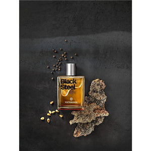 Acero negro del ejército suizo para hombre Acero negro del ejército suizo para hombre