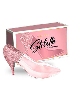 MCH Ferrera Stiletto Pink Sparkle for Women MCH Ferrera Stiletto Pink Sparkle for Women