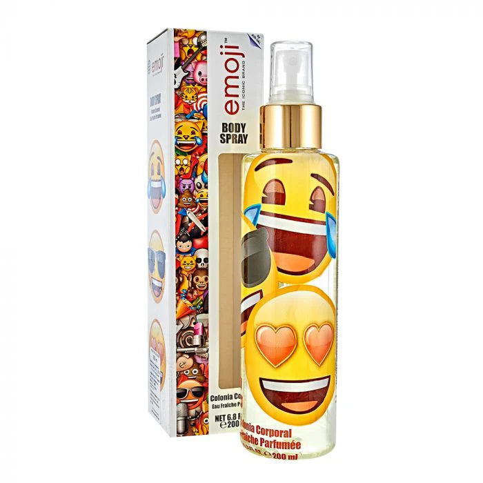 Emoji en aerosol corporal para mujeres